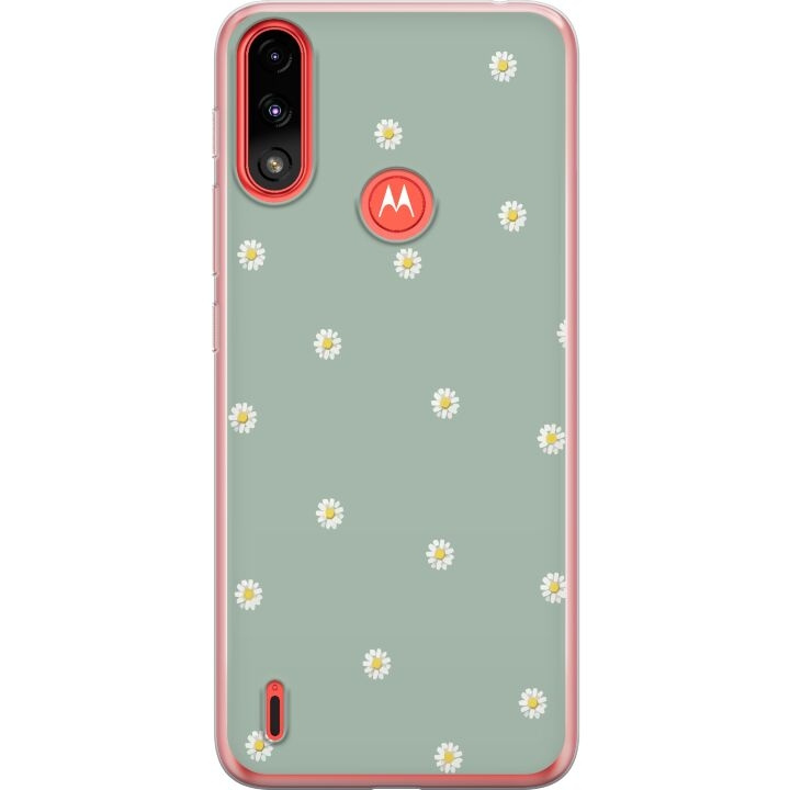 Mobile case for Motorola Moto E7 Power with Priest\'s collars design in the group SMARTPHONE & TABLETS / Phone cases / Motorola at TP E-commerce Nordic AB (A54453)