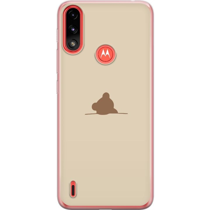 Mobile case for Motorola Moto E7 Power with Nalle design in the group SMARTPHONE & TABLETS / Phone cases / Motorola at TP E-commerce Nordic AB (A54469)