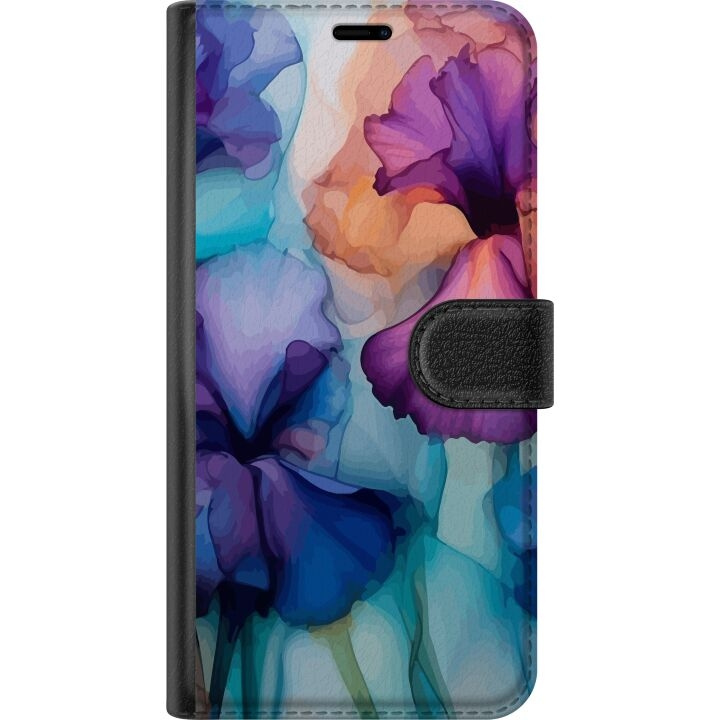 Wallet case for Motorola Edge 40 Neo with Magical flowers design in the group SMARTPHONE & TABLETS / Phone cases / Motorola at TP E-commerce Nordic AB (A54506)