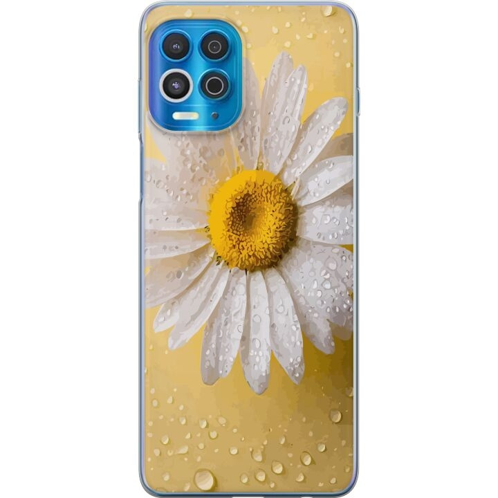 Mobile case for Motorola Edge S with Porslinsblomma design in the group SMARTPHONE & TABLETS / Phone cases / Motorola at TP E-commerce Nordic AB (A54557)