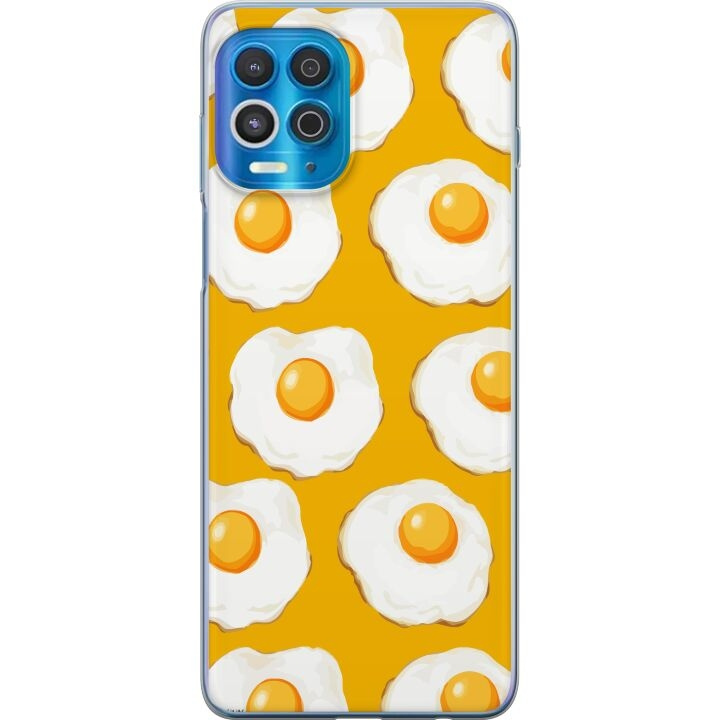 Mobile case for Motorola Edge S with Fried egg design in the group SMARTPHONE & TABLETS / Phone cases / Motorola at TP E-commerce Nordic AB (A54559)