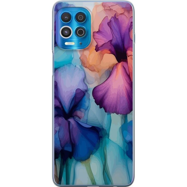 Mobile case for Motorola Edge S with Magical flowers design in the group SMARTPHONE & TABLETS / Phone cases / Motorola at TP E-commerce Nordic AB (A54560)