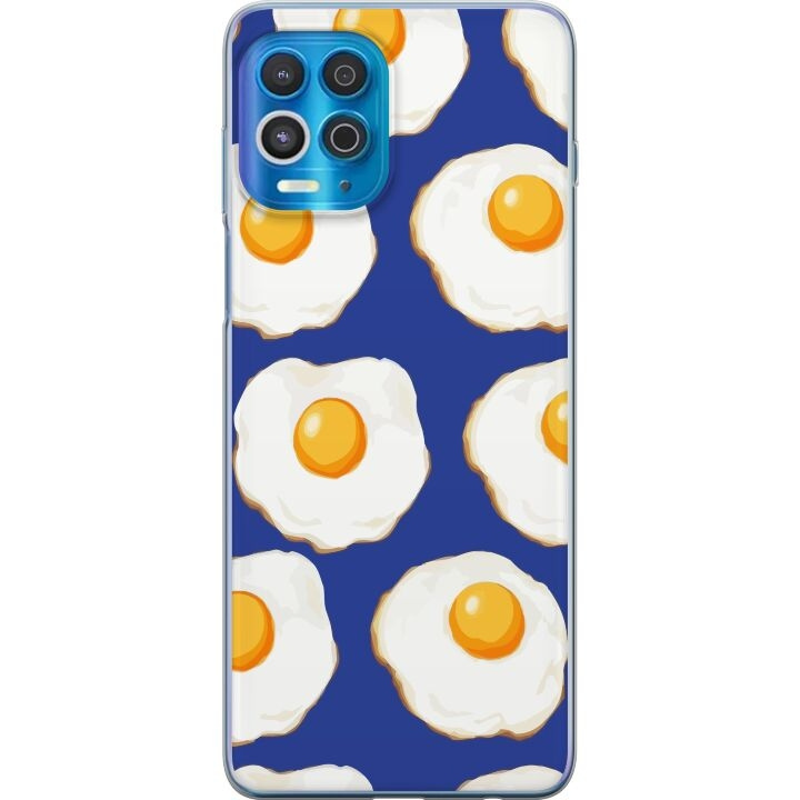 Mobile case for Motorola Edge S with Fried eggs design in the group SMARTPHONE & TABLETS / Phone cases / Motorola at TP E-commerce Nordic AB (A54563)