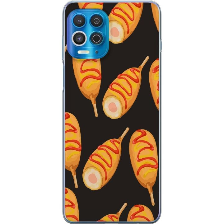 Mobile case for Motorola Edge S with Chicken drumstick design in the group SMARTPHONE & TABLETS / Phone cases / Motorola at TP E-commerce Nordic AB (A54566)