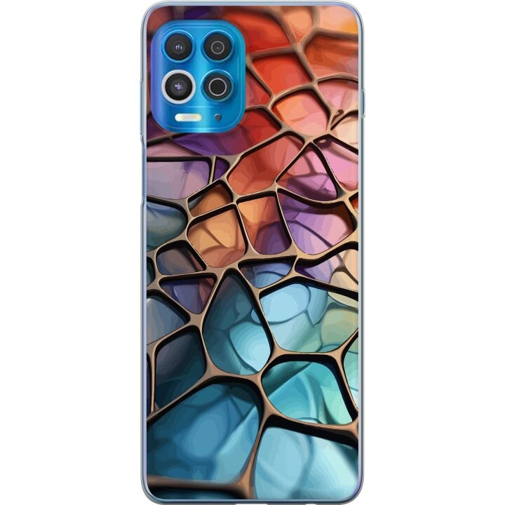 Mobile case for Motorola Edge S with Metallic pattern design in the group SMARTPHONE & TABLETS / Phone cases / Motorola at TP E-commerce Nordic AB (A54567)