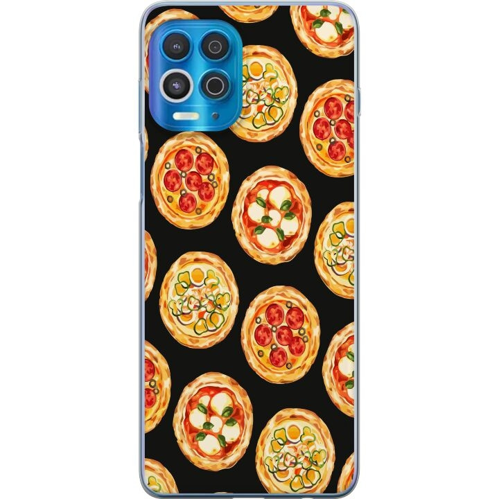 Mobile case for Motorola Edge S with Pizza design in the group SMARTPHONE & TABLETS / Phone cases / Motorola at TP E-commerce Nordic AB (A54570)