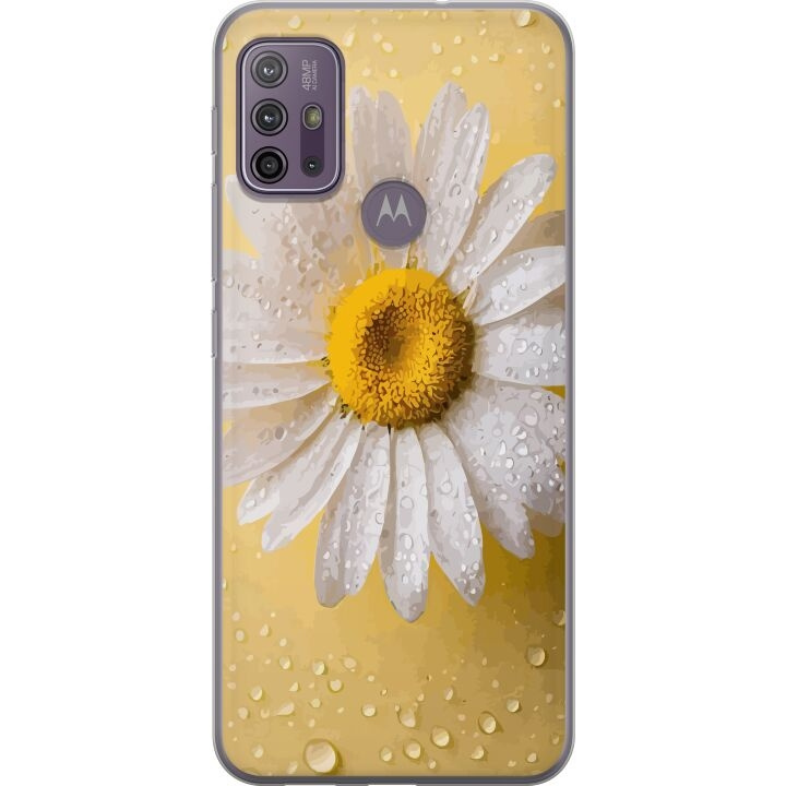 Mobile case for Motorola Moto G10 with Porslinsblomma design in the group SMARTPHONE & TABLETS / Phone cases / Motorola at TP E-commerce Nordic AB (A54584)