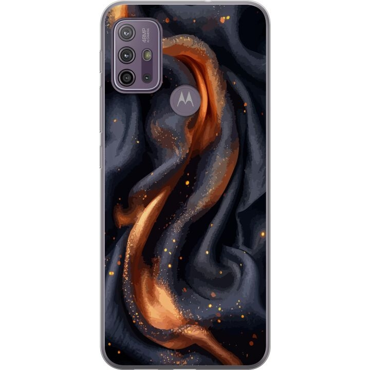 Mobile case for Motorola Moto G10 with Fiery silk design in the group SMARTPHONE & TABLETS / Phone cases / Motorola at TP E-commerce Nordic AB (A54585)