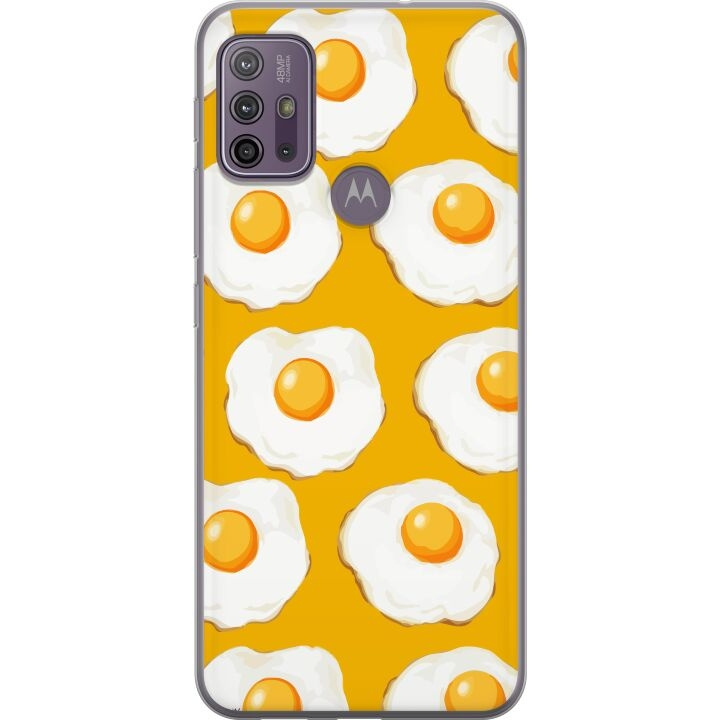 Mobile case for Motorola Moto G10 with Fried egg design in the group SMARTPHONE & TABLETS / Phone cases / Motorola at TP E-commerce Nordic AB (A54586)