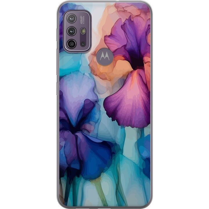 Mobile case for Motorola Moto G10 with Magical flowers design in the group SMARTPHONE & TABLETS / Phone cases / Motorola at TP E-commerce Nordic AB (A54587)