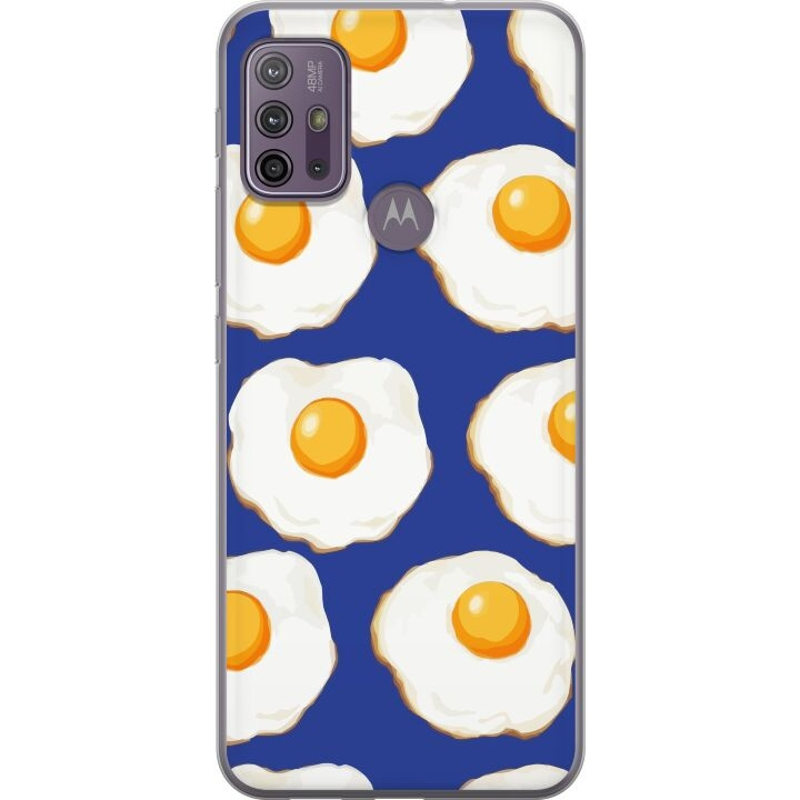 Mobile case for Motorola Moto G10 with Fried eggs design in the group SMARTPHONE & TABLETS / Phone cases / Motorola at TP E-commerce Nordic AB (A54590)