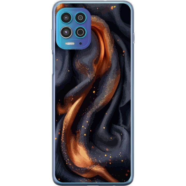 Mobile case for Motorola Moto G100 with Fiery silk design in the group SMARTPHONE & TABLETS / Phone cases / Motorola at TP E-commerce Nordic AB (A54612)