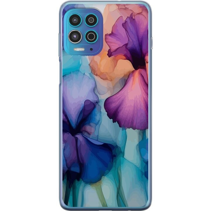 Mobile case for Motorola Moto G100 with Magical flowers design in the group SMARTPHONE & TABLETS / Phone cases / Motorola at TP E-commerce Nordic AB (A54614)