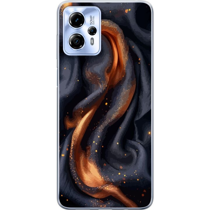 Mobile case for Motorola Moto G13 with Fiery silk design in the group SMARTPHONE & TABLETS / Phone cases / Motorola at TP E-commerce Nordic AB (A54666)