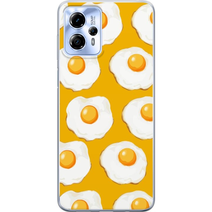 Mobile case for Motorola Moto G13 with Fried egg design in the group SMARTPHONE & TABLETS / Phone cases / Motorola at TP E-commerce Nordic AB (A54667)