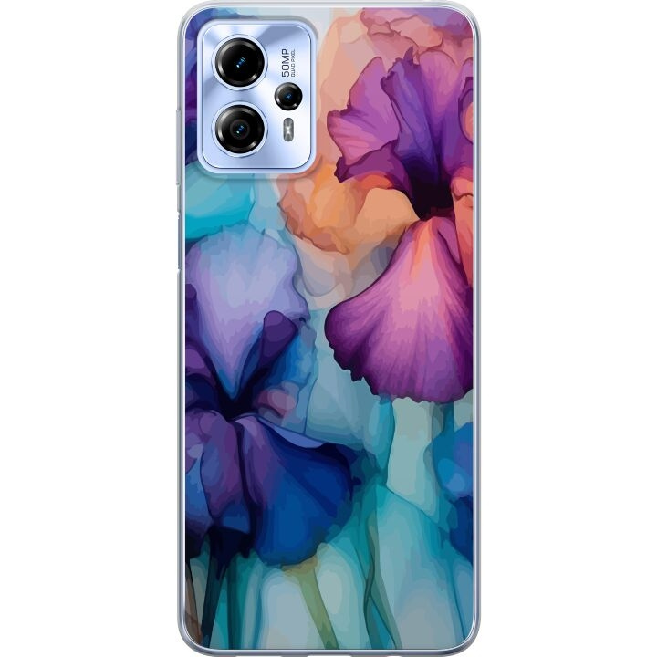 Mobile case for Motorola Moto G13 with Magical flowers design in the group SMARTPHONE & TABLETS / Phone cases / Motorola at TP E-commerce Nordic AB (A54668)