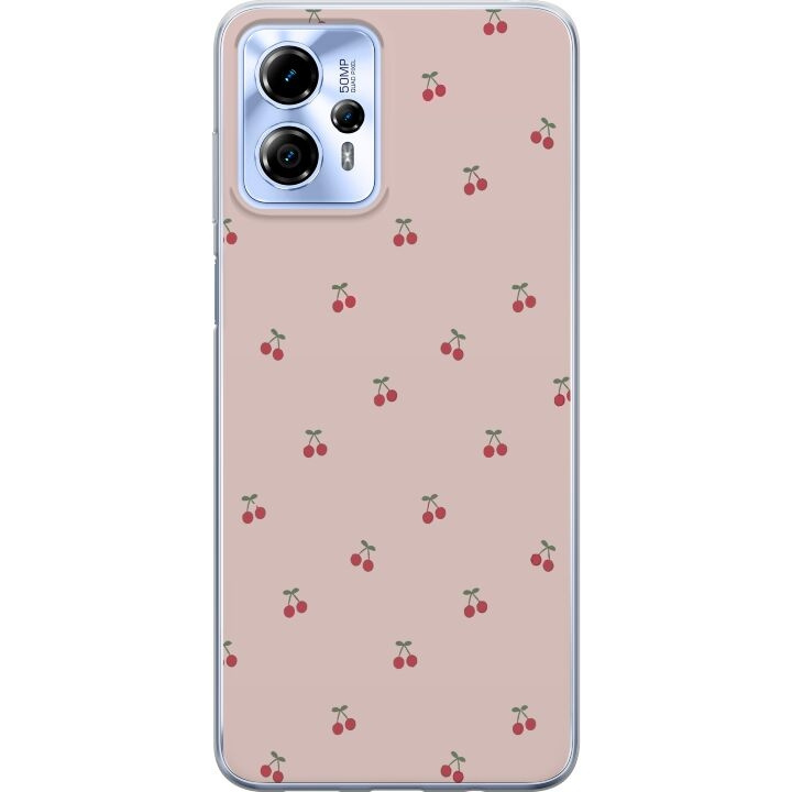 Mobile case for Motorola Moto G13 with Cherry design in the group SMARTPHONE & TABLETS / Phone cases / Motorola at TP E-commerce Nordic AB (A54672)