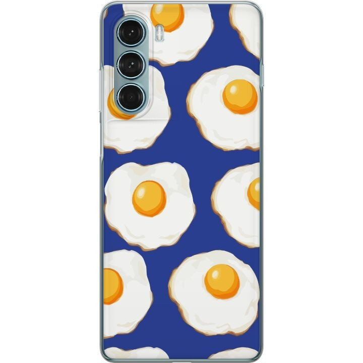 Mobile case for Motorola Moto G200 5G with Fried eggs design in the group SMARTPHONE & TABLETS / Phone cases / Motorola at TP E-commerce Nordic AB (A54725)