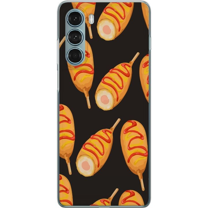 Mobile case for Motorola Moto G200 5G with Chicken drumstick design in the group SMARTPHONE & TABLETS / Phone cases / Motorola at TP E-commerce Nordic AB (A54728)