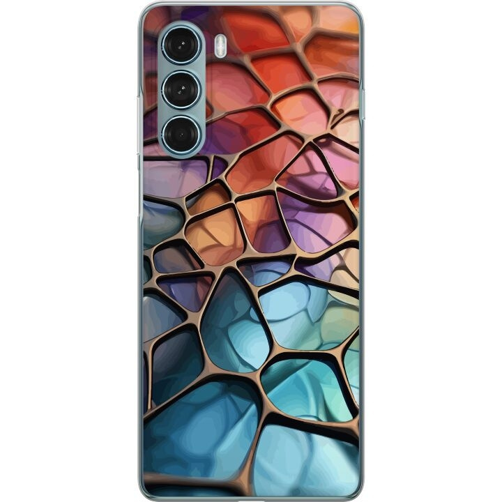 Mobile case for Motorola Moto G200 5G with Metallic pattern design in the group SMARTPHONE & TABLETS / Phone cases / Motorola at TP E-commerce Nordic AB (A54729)