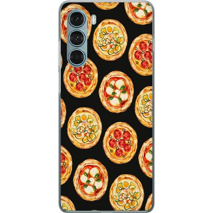 Mobile case for Motorola Moto G200 5G with Pizza design in the group SMARTPHONE & TABLETS / Phone cases / Motorola at TP E-commerce Nordic AB (A54732)