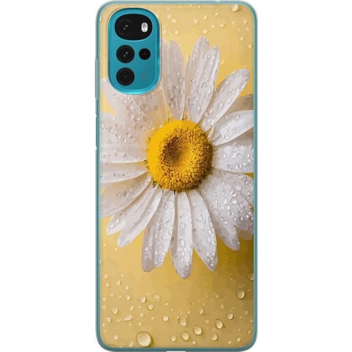 Mobile case for Motorola Moto G22 with Porslinsblomma design in the group SMARTPHONE & TABLETS / Phone cases / Motorola at TP E-commerce Nordic AB (A54746)