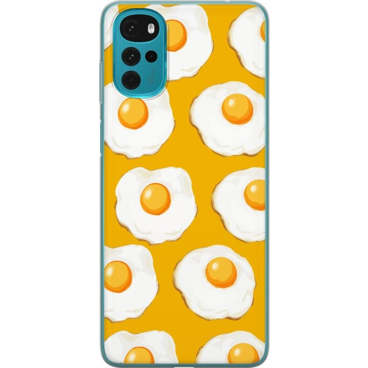 Mobile case for Motorola Moto G22 with Fried egg design in the group SMARTPHONE & TABLETS / Phone cases / Motorola at TP E-commerce Nordic AB (A54748)