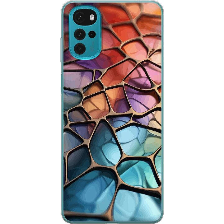 Mobile case for Motorola Moto G22 with Metallic pattern design in the group SMARTPHONE & TABLETS / Phone cases / Motorola at TP E-commerce Nordic AB (A54756)