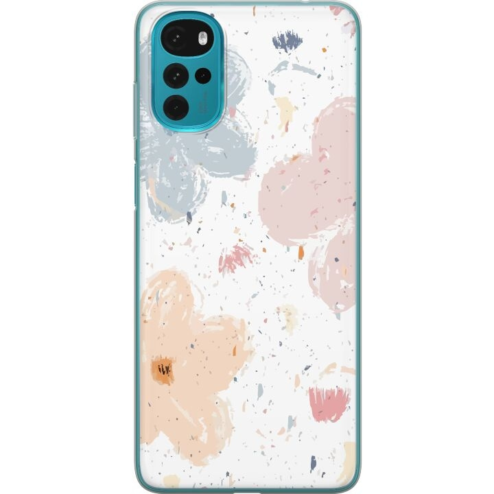 Mobile case for Motorola Moto G22 with Flowers design in the group SMARTPHONE & TABLETS / Phone cases / Motorola at TP E-commerce Nordic AB (A54758)