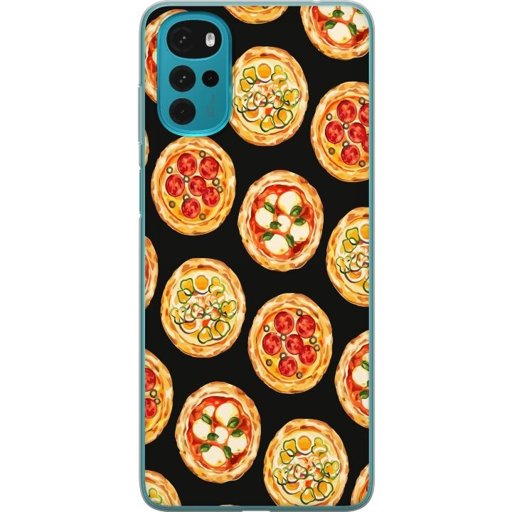 Mobile case for Motorola Moto G22 with Pizza design in the group SMARTPHONE & TABLETS / Phone cases / Motorola at TP E-commerce Nordic AB (A54759)