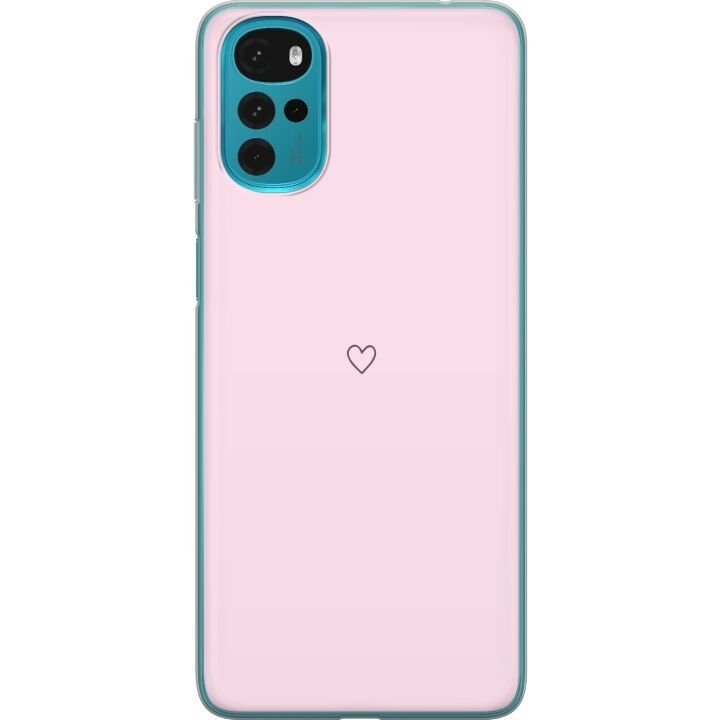 Mobile case for Motorola Moto G22 with Heart design in the group SMARTPHONE & TABLETS / Phone cases / Motorola at TP E-commerce Nordic AB (A54765)