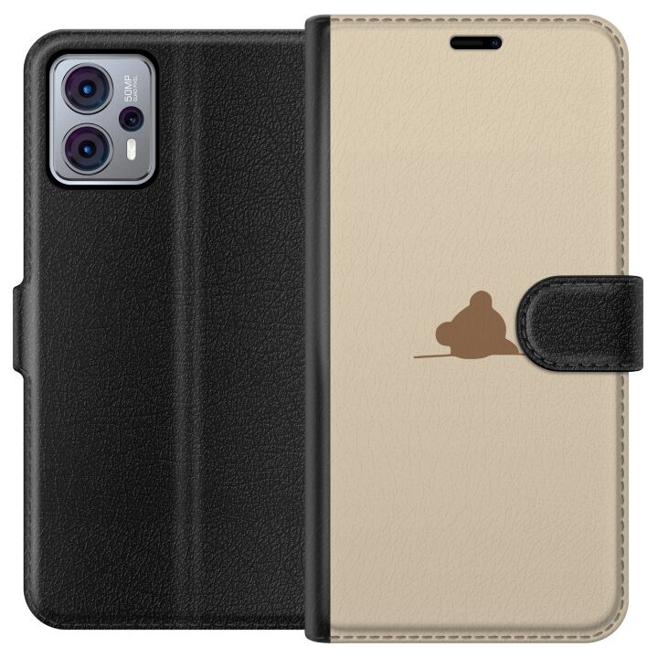 Wallet case for Motorola Moto G23 with Nalle design in the group SMARTPHONE & TABLETS / Phone cases / Motorola at TP E-commerce Nordic AB (A54793)