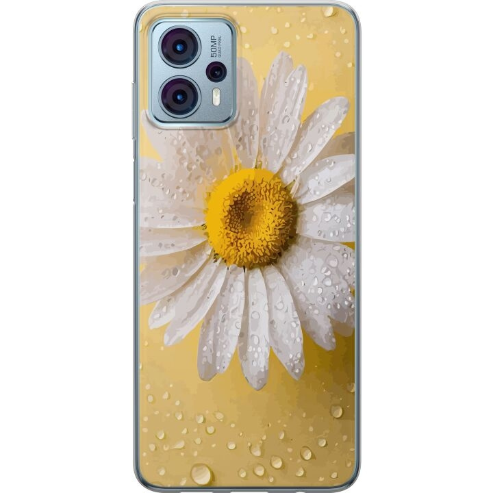 Mobile case for Motorola Moto G23 with Porslinsblomma design in the group SMARTPHONE & TABLETS / Phone cases / Motorola at TP E-commerce Nordic AB (A54800)