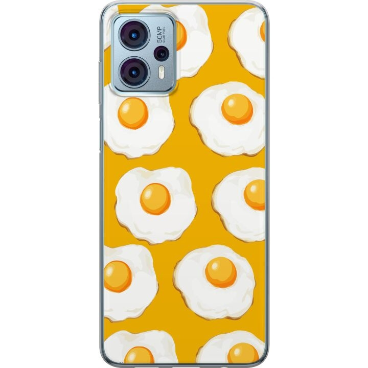 Mobile case for Motorola Moto G23 with Fried egg design in the group SMARTPHONE & TABLETS / Phone cases / Motorola at TP E-commerce Nordic AB (A54802)