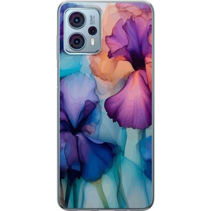 Mobile case for Motorola Moto G23 with Magical flowers design in the group SMARTPHONE & TABLETS / Phone cases / Motorola at TP E-commerce Nordic AB (A54803)