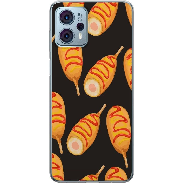 Mobile case for Motorola Moto G23 with Chicken drumstick design in the group SMARTPHONE & TABLETS / Phone cases / Motorola at TP E-commerce Nordic AB (A54809)