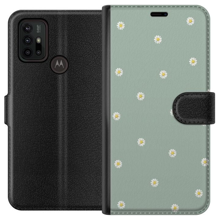 Wallet case for Motorola Moto G30 with Priest\'s collars design in the group SMARTPHONE & TABLETS / Phone cases / Motorola at TP E-commerce Nordic AB (A54831)