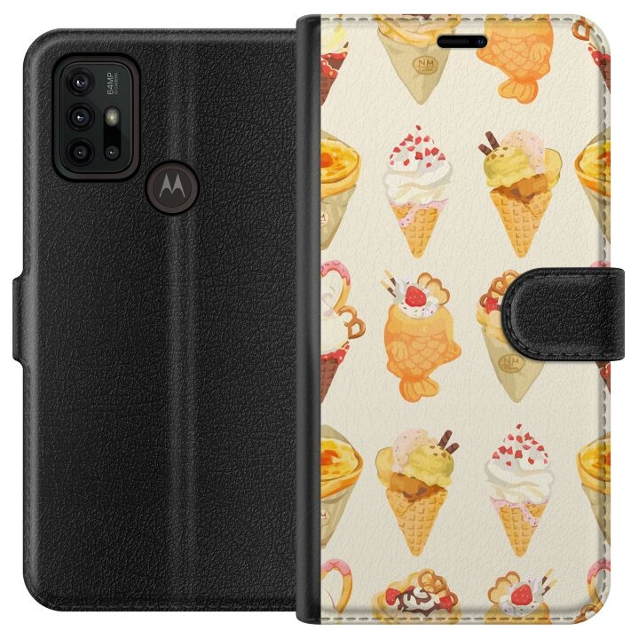 Wallet case for Motorola Moto G30 with Glassy design in the group SMARTPHONE & TABLETS / Phone cases / Motorola at TP E-commerce Nordic AB (A54838)