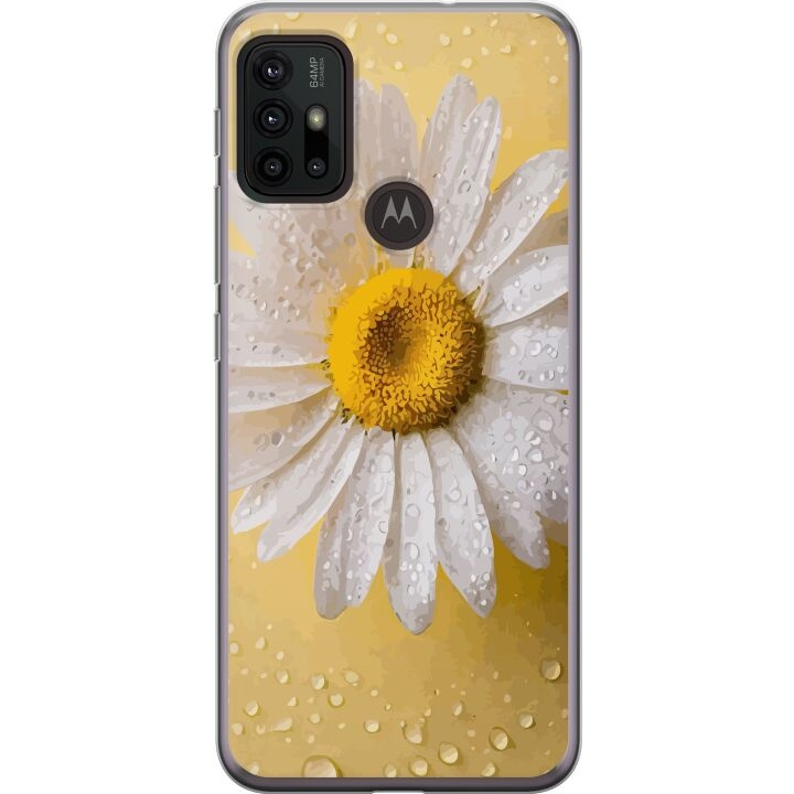 Mobile case for Motorola Moto G30 with Porslinsblomma design in the group SMARTPHONE & TABLETS / Phone cases / Motorola at TP E-commerce Nordic AB (A54854)