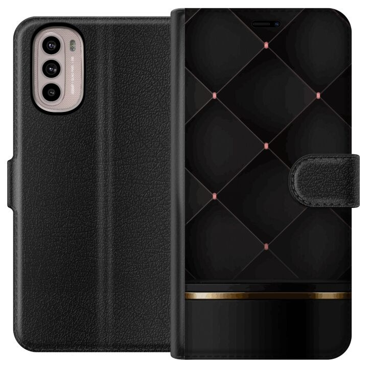 Wallet case for Motorola Moto G31 with Luxury line design in the group SMARTPHONE & TABLETS / Phone cases / Motorola at TP E-commerce Nordic AB (A54896)