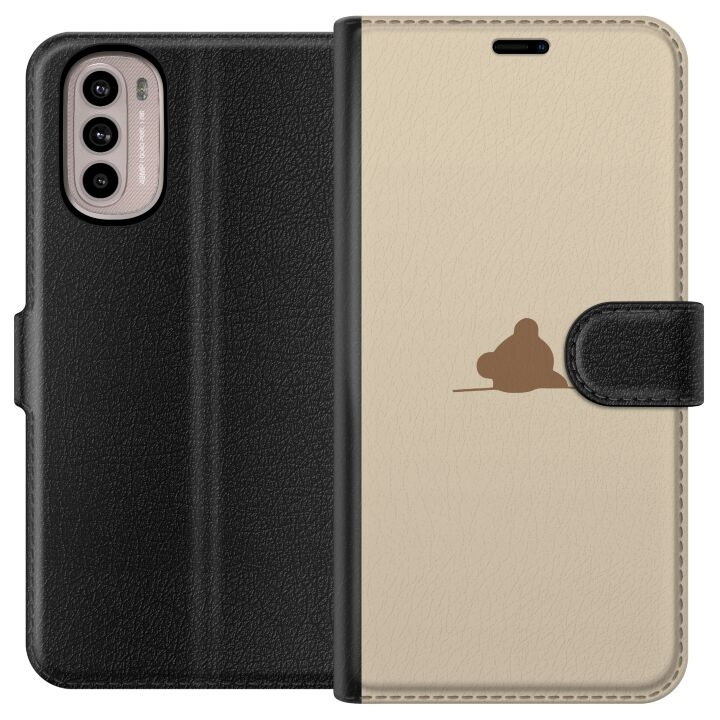 Wallet case for Motorola Moto G31 with Nalle design in the group SMARTPHONE & TABLETS / Phone cases / Motorola at TP E-commerce Nordic AB (A54901)