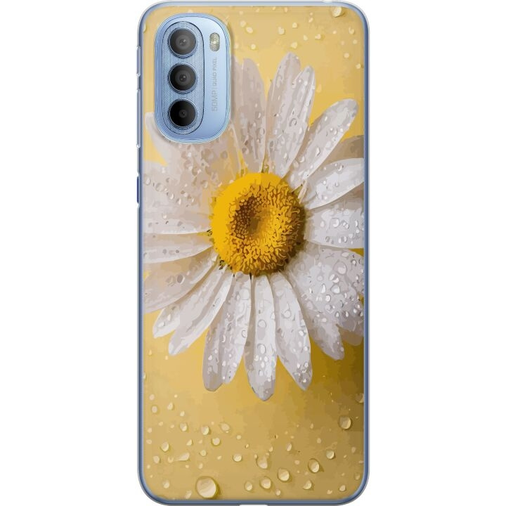 Mobile case for Motorola Moto G31 with Porslinsblomma design in the group SMARTPHONE & TABLETS / Phone cases / Motorola at TP E-commerce Nordic AB (A54908)