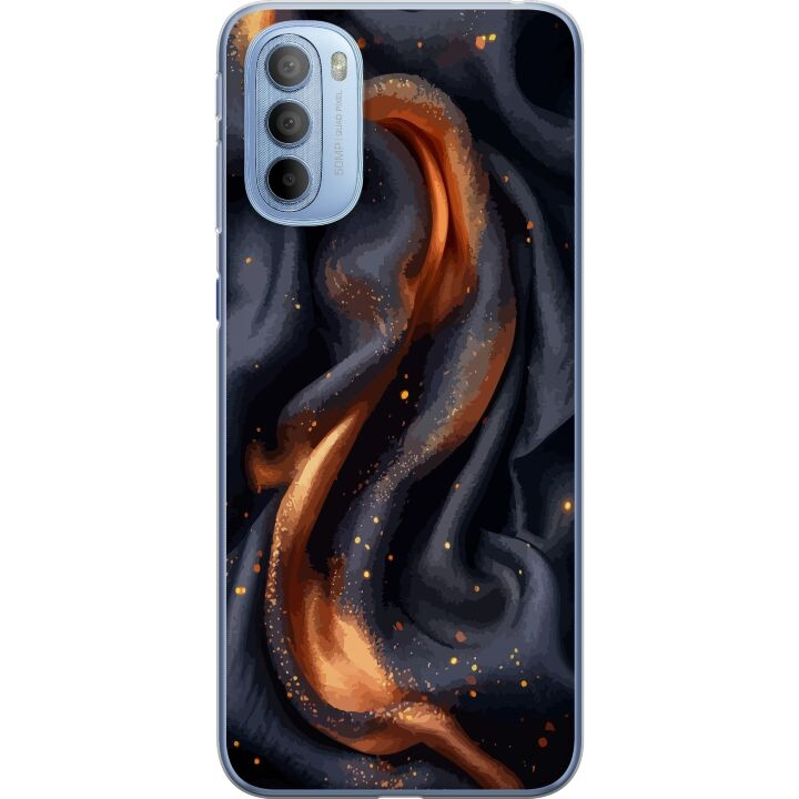 Mobile case for Motorola Moto G31 with Fiery silk design in the group SMARTPHONE & TABLETS / Phone cases / Motorola at TP E-commerce Nordic AB (A54909)