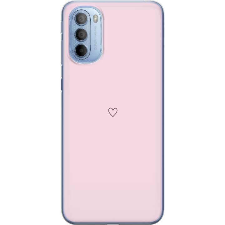 Mobile case for Motorola Moto G31 with Heart design in the group SMARTPHONE & TABLETS / Phone cases / Motorola at TP E-commerce Nordic AB (A54927)