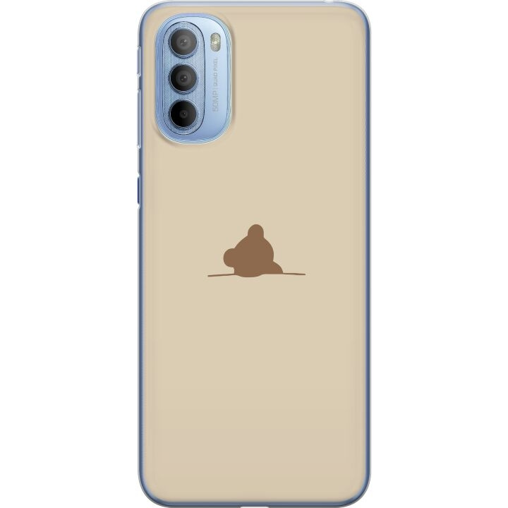 Mobile case for Motorola Moto G31 with Nalle design in the group SMARTPHONE & TABLETS / Phone cases / Motorola at TP E-commerce Nordic AB (A54928)