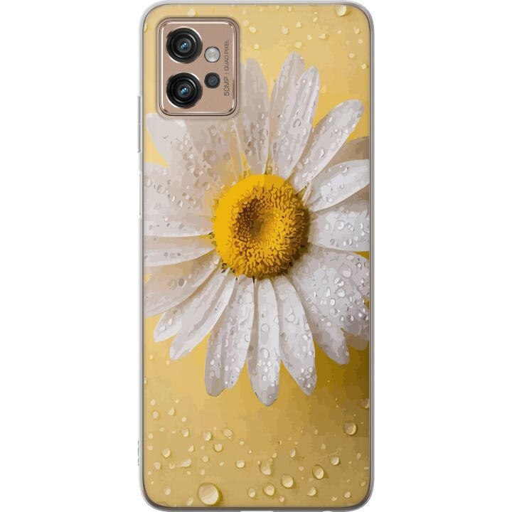 Mobile case for Motorola Moto G32 with Porslinsblomma design in the group SMARTPHONE & TABLETS / Phone cases / Motorola at TP E-commerce Nordic AB (A54935)