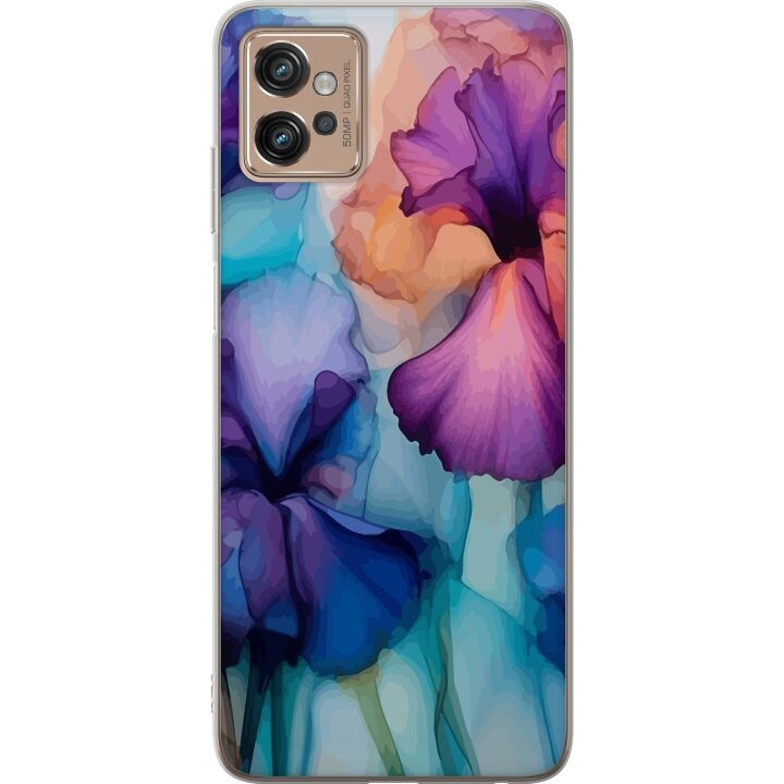 Mobile case for Motorola Moto G32 with Magical flowers design in the group SMARTPHONE & TABLETS / Phone cases / Motorola at TP E-commerce Nordic AB (A54938)