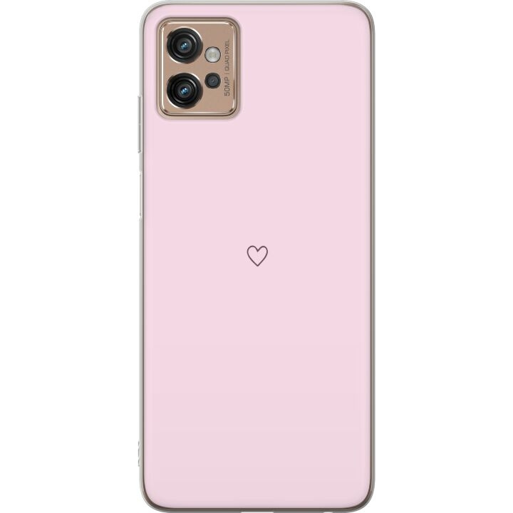 Mobile case for Motorola Moto G32 with Heart design in the group SMARTPHONE & TABLETS / Phone cases / Motorola at TP E-commerce Nordic AB (A54954)