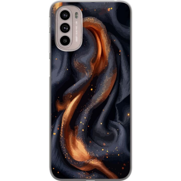 Mobile case for Motorola Moto G41 with Fiery silk design in the group SMARTPHONE & TABLETS / Phone cases / Motorola at TP E-commerce Nordic AB (A54990)