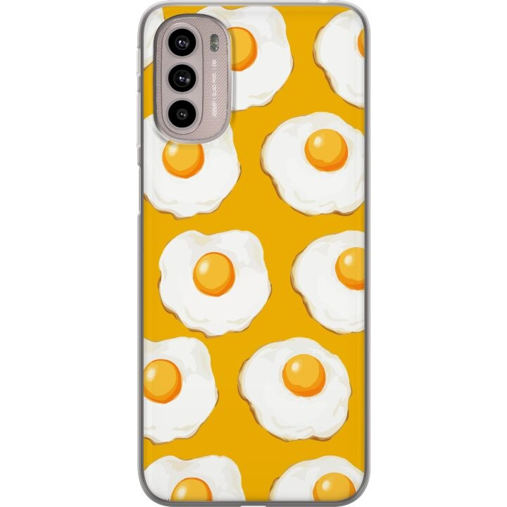 Mobile case for Motorola Moto G41 with Fried egg design in the group SMARTPHONE & TABLETS / Phone cases / Motorola at TP E-commerce Nordic AB (A54991)